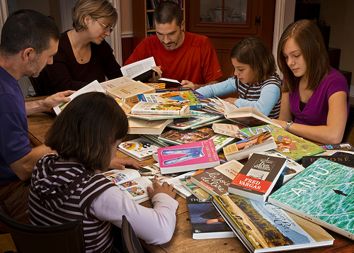 family reading